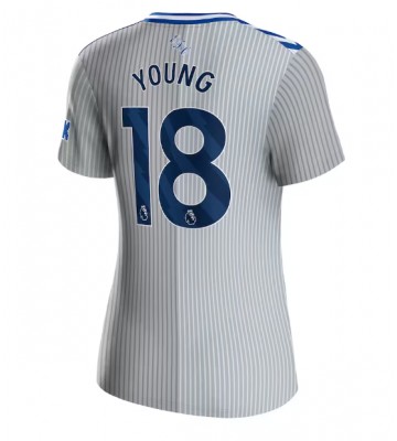 Everton Ashley Young #18 Replica Third Stadium Shirt for Women 2023-24 Short Sleeve